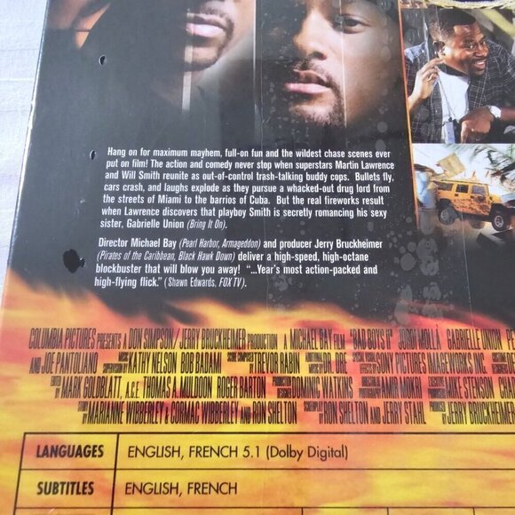 New Bad Boys 2 DVD Movie Martin Lawrence & Will Smith Action Comedy 1995 - Picture 5 of 8